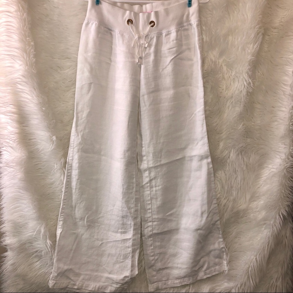 Lilly Pulitzer linen beach pants